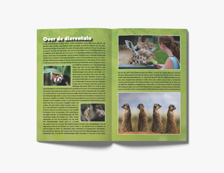 Brochure Dierentuin Over de dierentuin | SunlineDesign